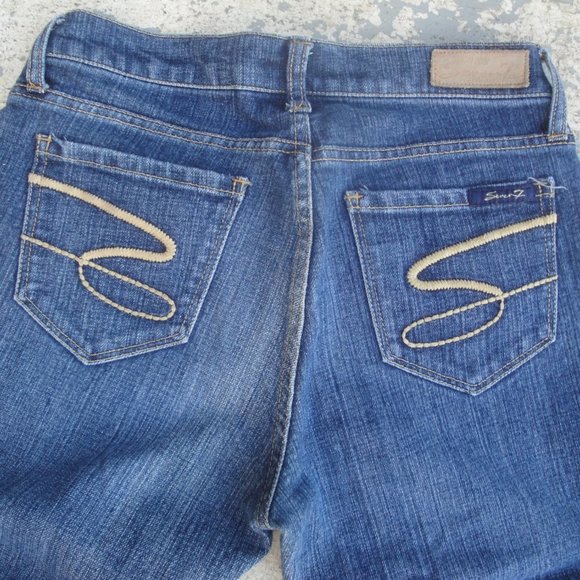 Seven 7 Jeans Slim Women's  Size 26 Medium Wash - Picture 5 of 6